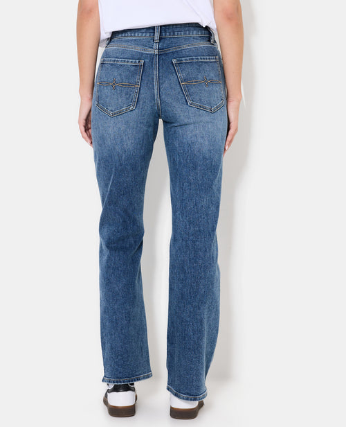 J74-1 / Jean flare taille haute - PIMKIE - 6