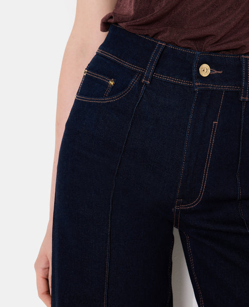 Jean wide taille haute avec coutures façon plis - PIMKIE - 3