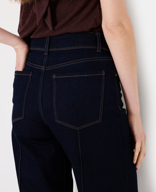 Jean wide taille haute avec coutures façon plis - PIMKIE - 7