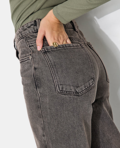 Jean wide taille medium - PIMKIE - 3