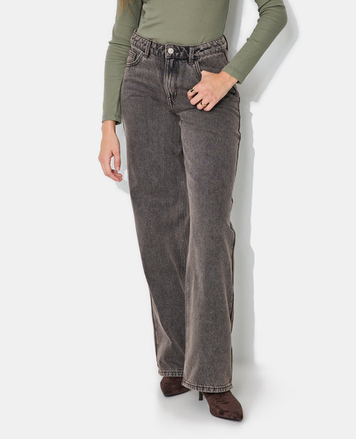 Jean wide taille medium - PIMKIE - 5