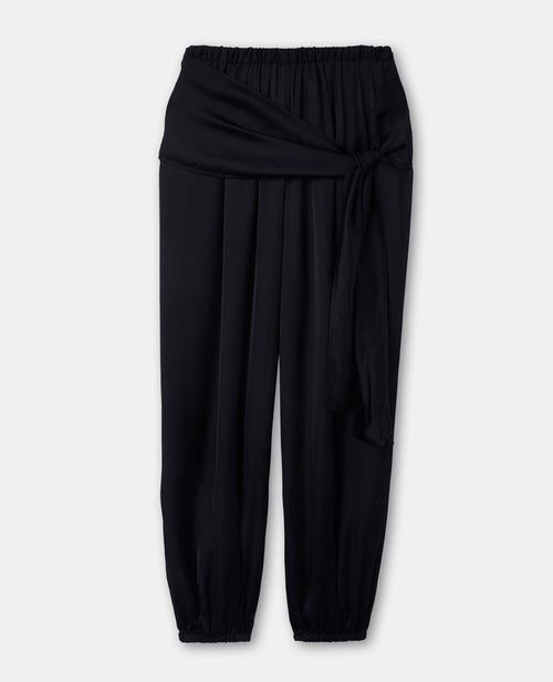 Pantalon bouffant en satin avec ceinture à nouer - PIMKIE - 4