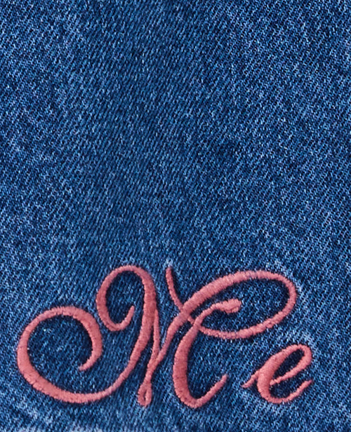 Jean flare taille haute avec broderies - PIMKIE - 8