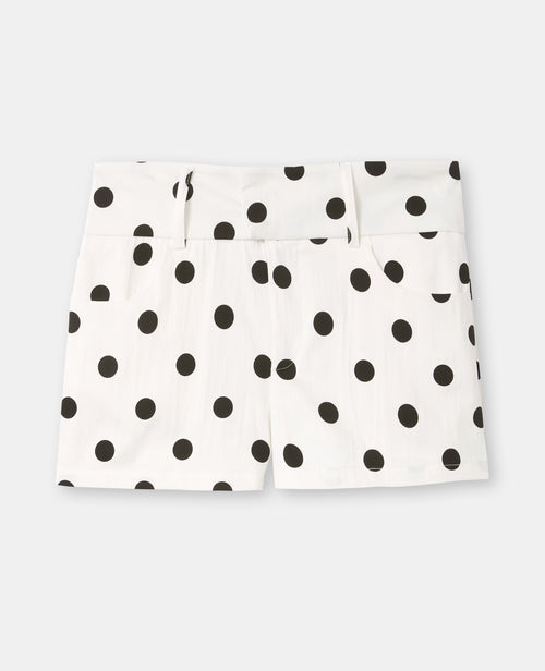 Mini-short taille basse motif pois - PIMKIE - 4