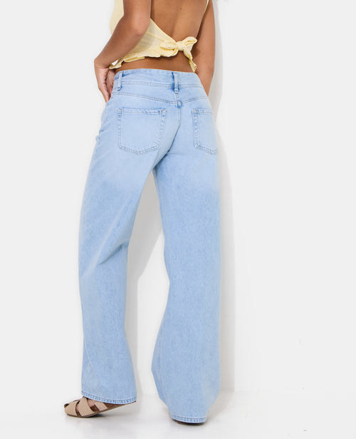 Jean wide taille basse avec double boutonnage - PIMKIE - 6