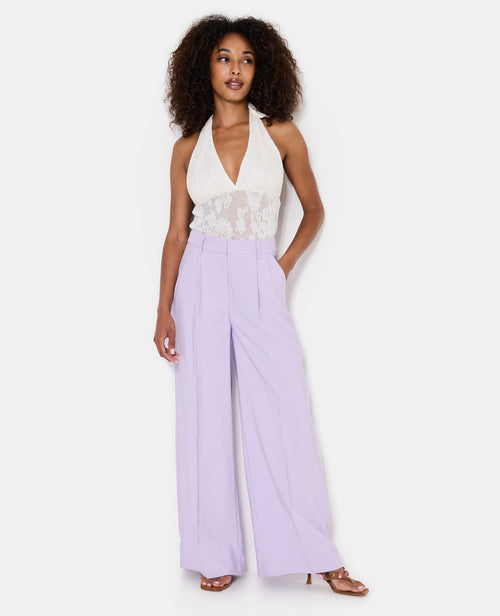 Pantalon large avec pinces - PIMKIE - 1