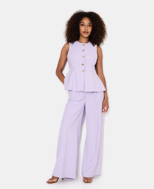 Pantalon large avec pinces - PIMKIE - 3