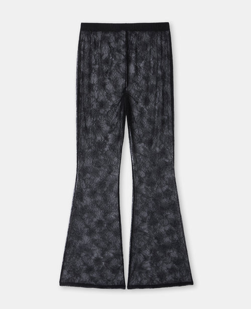 Pantalon flare en dentelle taille élastiquée - PIMKIE - 3