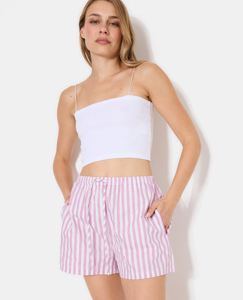Short rayé avec strass - PIMKIE - 3