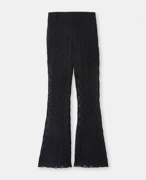 Pantalon flare en dentelle - PIMKIE - 4