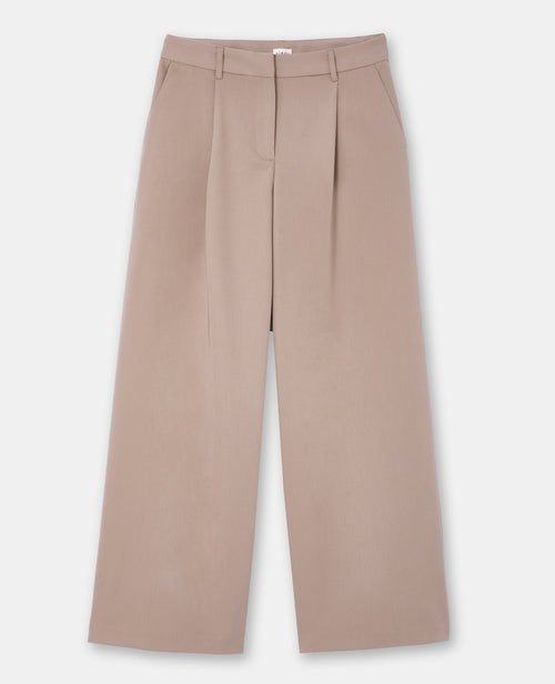 Pantalon large et droit avec pinces - PIMKIE - 4