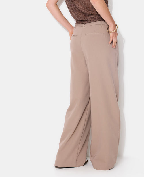 Pantalon large et droit avec pinces - PIMKIE - 6