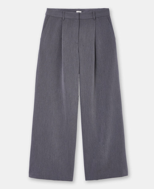 Pantalon large et droit avec pinces - PIMKIE - 4