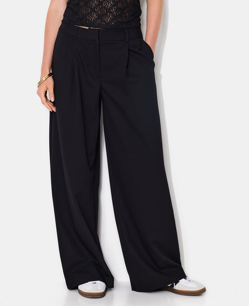 Pantalon large et droit avec pinces - PIMKIE - 5
