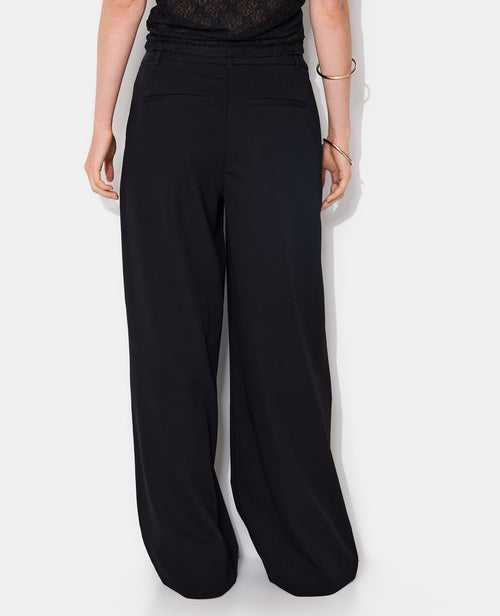 Pantalon large et droit avec pinces - PIMKIE - 6