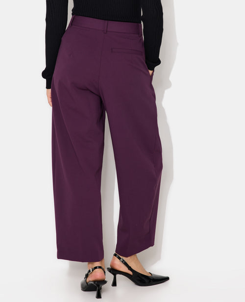 Pantalon barrel taille haute avec pinces - PIMKIE - 2
