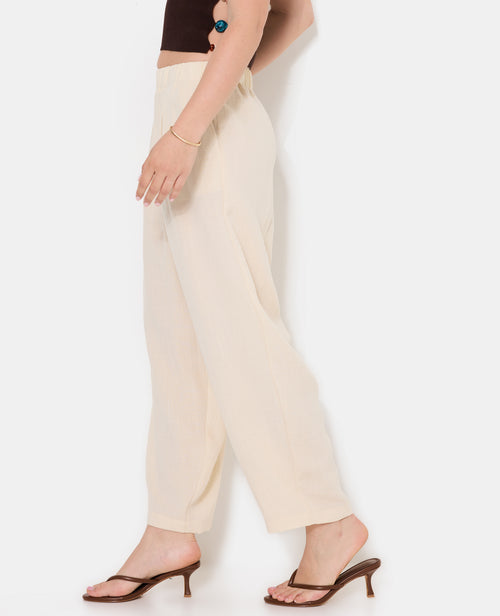 Pantalon barrel en tissu effet lin - PIMKIE - 2