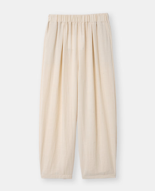 Pantalon barrel en tissu effet lin - PIMKIE - 4