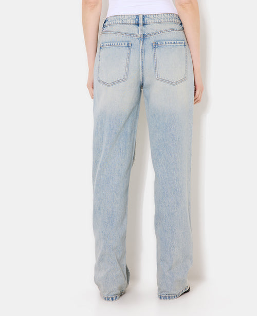 Jean wide taille basse avec strass - PIMKIE - 6