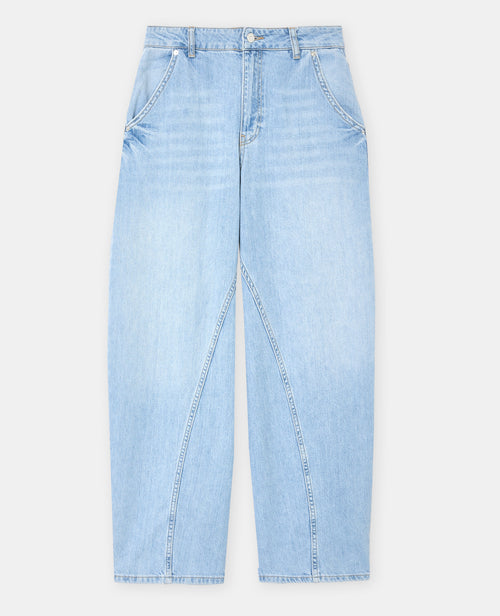 Jean barrel taille medium avec jeux de coutures - PIMKIE - 4