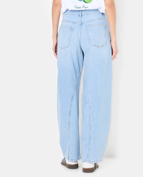 Jean barrel taille medium avec jeux de coutures - PIMKIE - 6