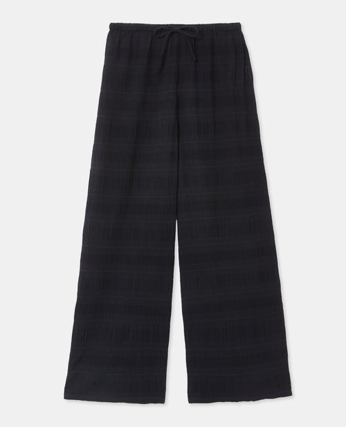 Pantalon droit et ample en tissu texturé - PIMKIE - 4