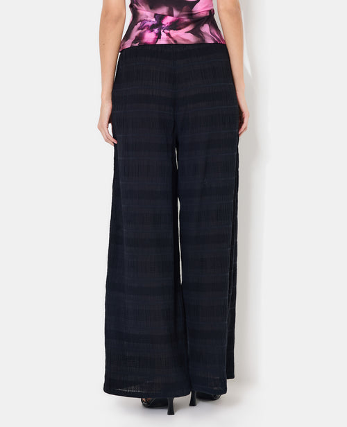 Pantalon droit et ample en tissu texturé - PIMKIE - 6