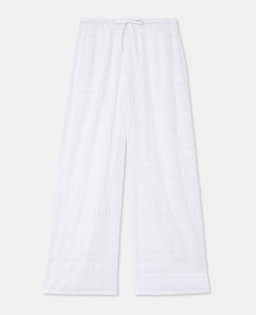 Pantalon droit et ample en tissu texturé - PIMKIE - 4