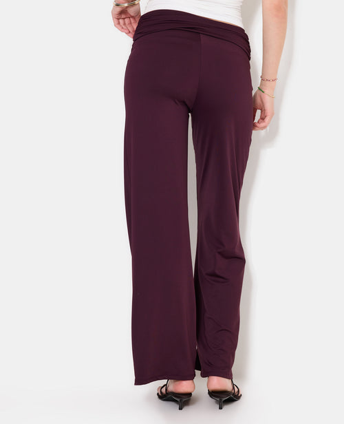 Pantalon droit en maille avec détail bijou et pierres - PIMKIE - 6