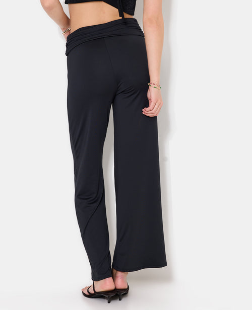 Pantalon droit en maille avec détail bijou et pierres - PIMKIE - 6