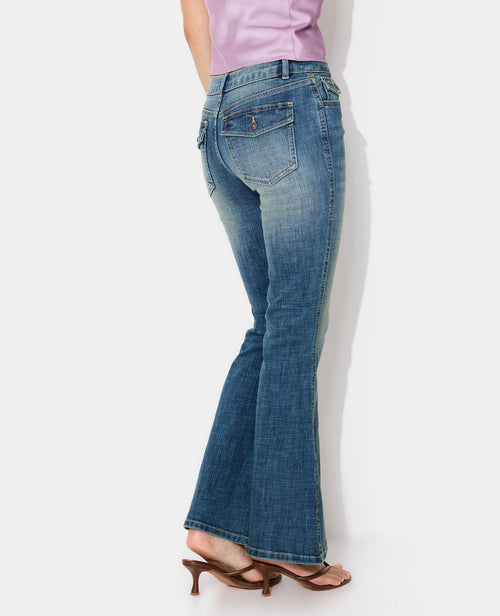 Jean flare taille basse - PIMKIE - 2