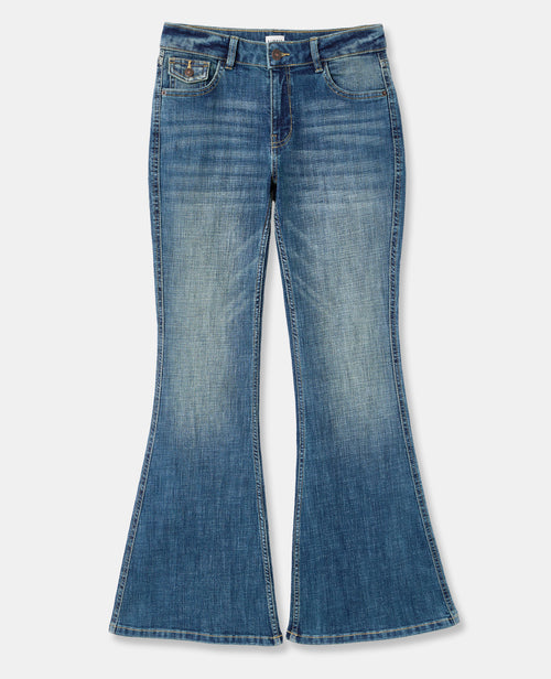 Jean flare taille basse - PIMKIE - 4
