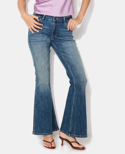 Jean flare taille basse - PIMKIE - 5