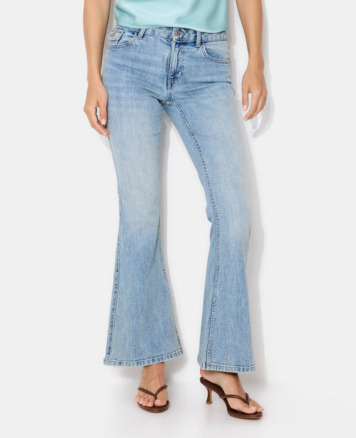 Jean flare taille basse - PIMKIE - 5