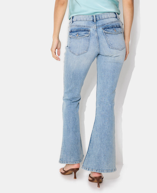 Jean flare taille basse - PIMKIE - 6