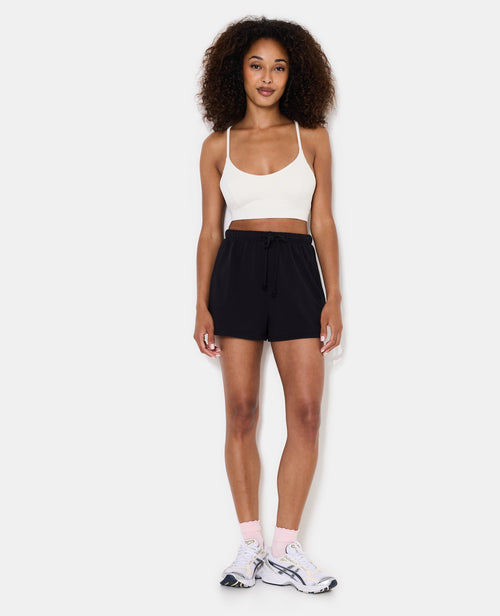 Short en molleton taille élastiquée - PIMKIE - 1