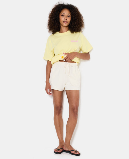 Short en molleton taille élastiquée - PIMKIE - 1