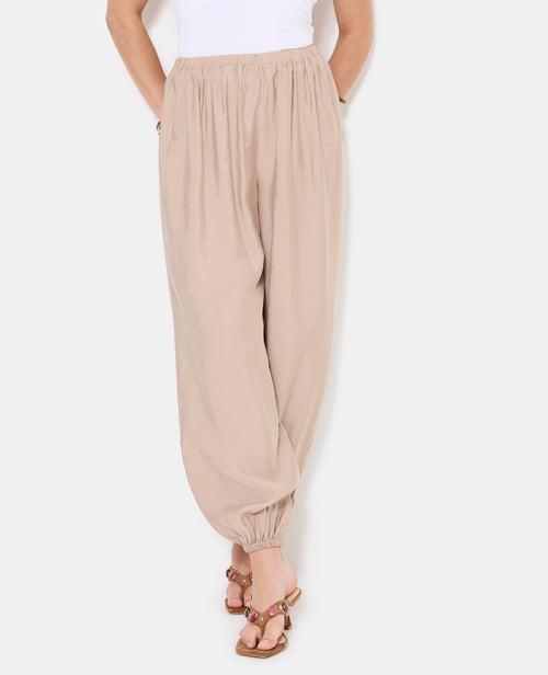 Pantalon bouffant en tissu satiné - PIMKIE - 5