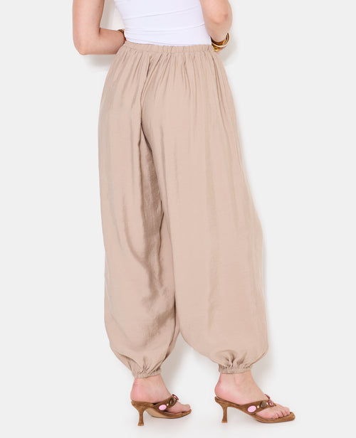 Pantalon bouffant en tissu satiné - PIMKIE - 6