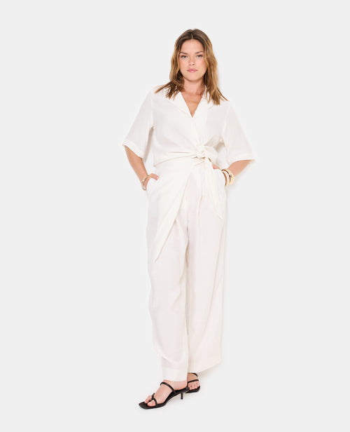 Skant pantalon effet porte-feuille motif soleils - PIMKIE - 3