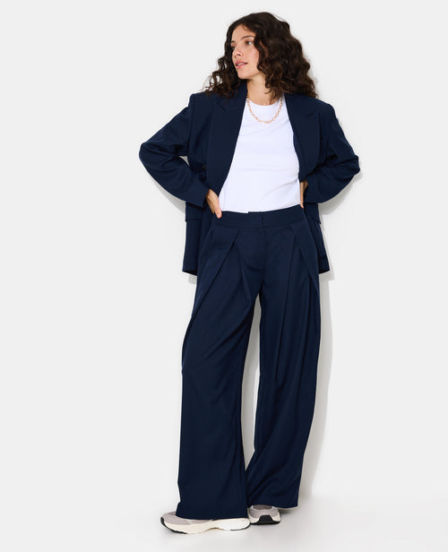 Pantalon city avec plis devant - PIMKIE - 1