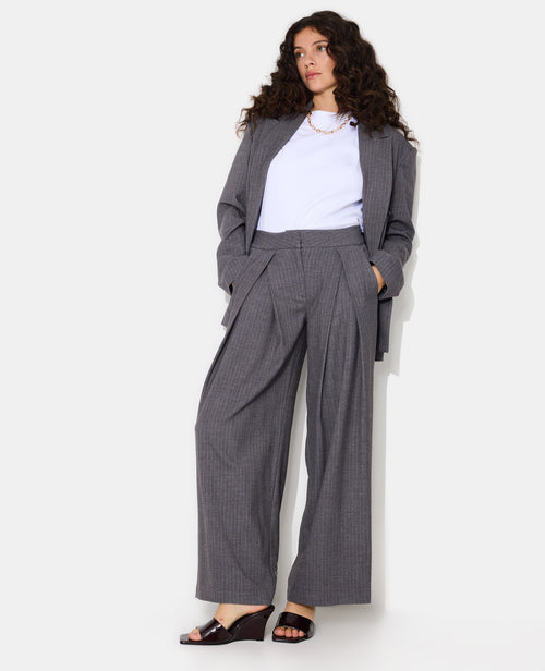 Pantalon city avec plis devant - PIMKIE - 3