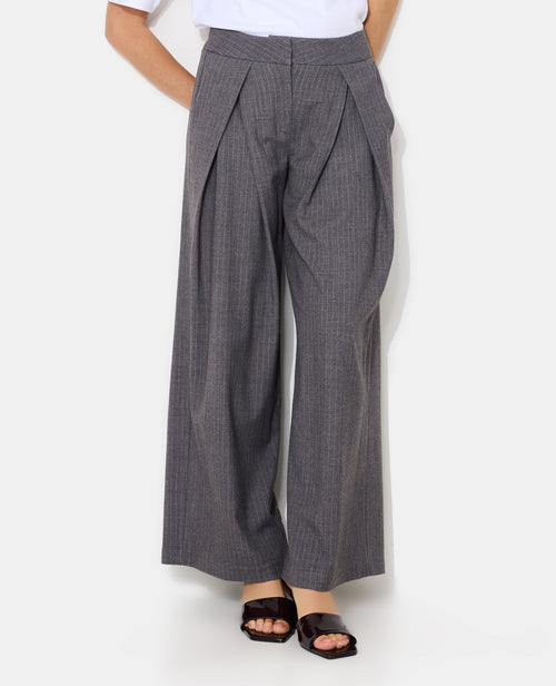 Pantalon city avec plis devant - PIMKIE - 1