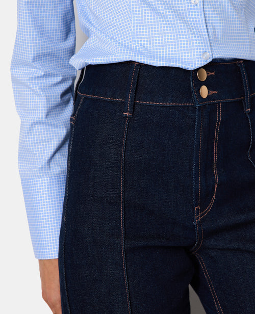 Jean droit taille haute avec jeux de couture - PIMKIE - 3