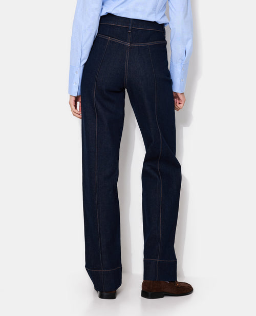 Jean droit taille haute avec jeux de couture - PIMKIE - 6
