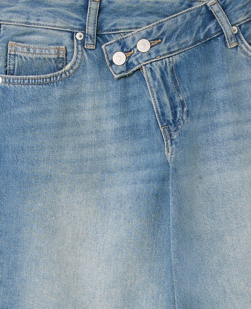 Bermuda en jean ample avec ceinture décalée - PIMKIE - 7