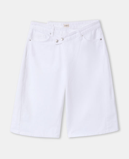 Bermuda ample en jean taille décalée et basse - PIMKIE - 4