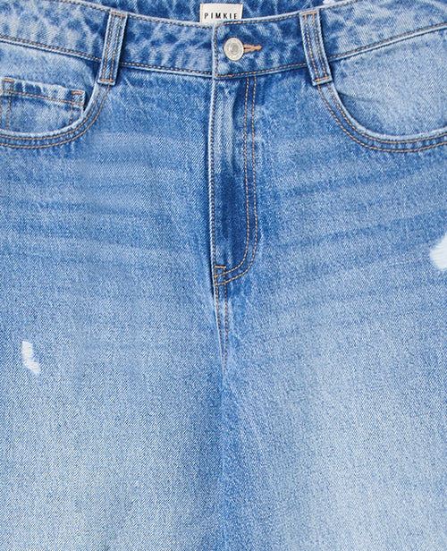 Jean destroy extra wide taille haute - PIMKIE - 3