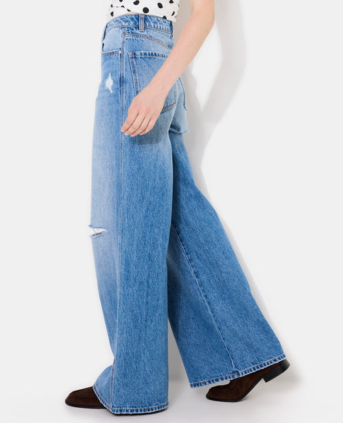Jean destroy extra wide taille haute - PIMKIE - 2