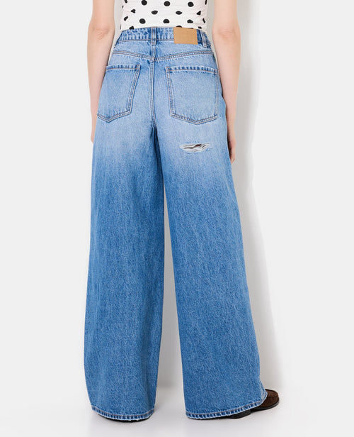 Jean destroy extra wide taille haute - PIMKIE - 5